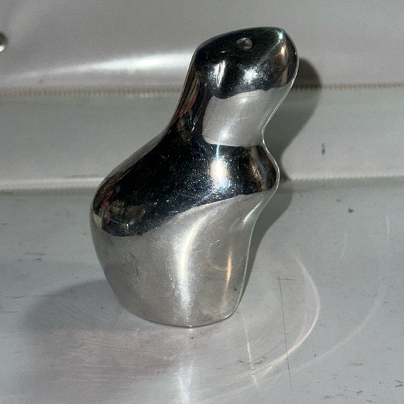 Lot of 3, Vintage Leo Schimanszky Chrome Modernist Hamster, Bunny and Koi? - Picture 9 of 15